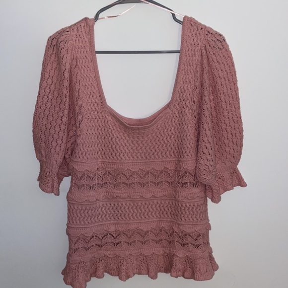 Q & A crocheted sweater - Picture 2 of 8